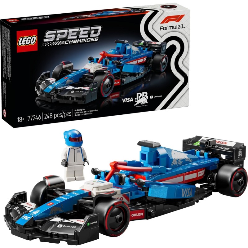 77246 LEGO Speed Champions Formula 1 Visa Cash App RB VCARB 01