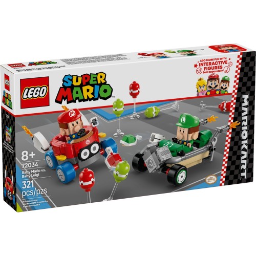 72034 LEGO Super Heroes Mario Kart – Малыш Марио против Малыша Луиджи