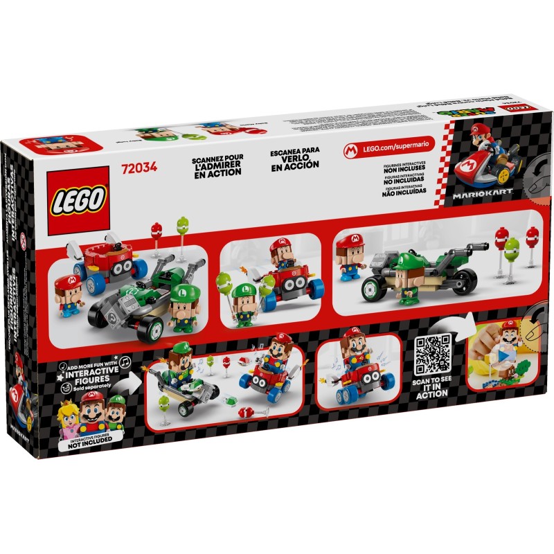 72034 LEGO Super Heroes Mario Kart – Малыш Марио против Малыша Луиджи