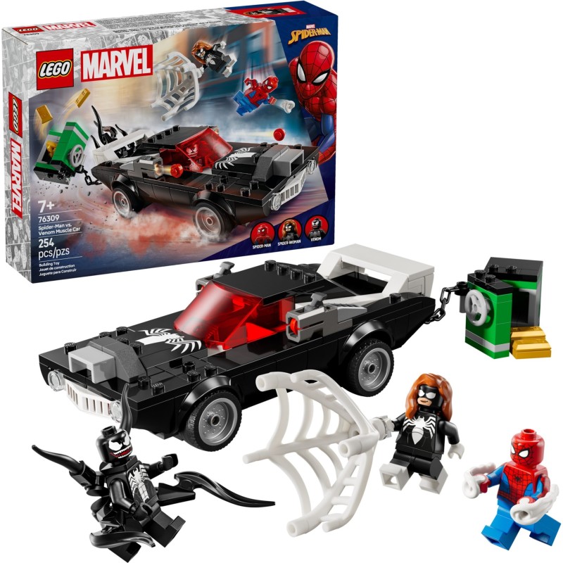 76309 LEGO Super Heroes Человек-паук против Венома на маслкаре