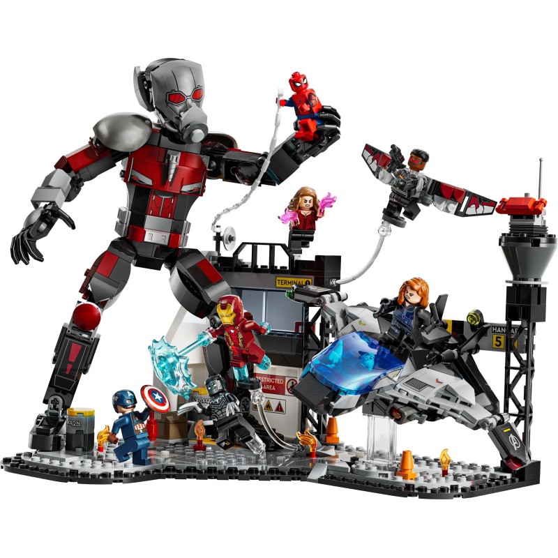 76314 LEGO Super Heroes Капитан Америка: Битва в гражданской войне
